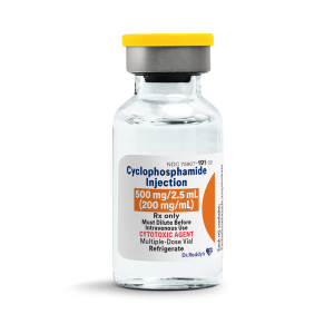 Cyclophosphamide Injection 500 mg/2.5 mL (200 mg/mL)