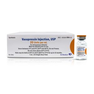 Vasopressin Injection USP,      20 Units per mL